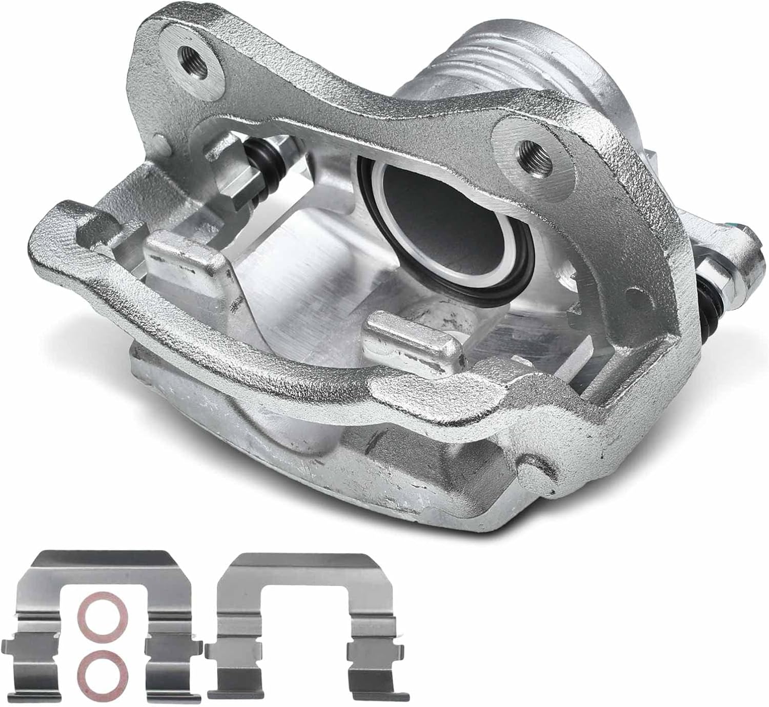 A-Premium Disc Brake Caliper Assembly with Bracket Compatible with Select Hyundai Models - SE Tiburon 2006 2007 2008, V6 2.7L - Front Left Driver Side