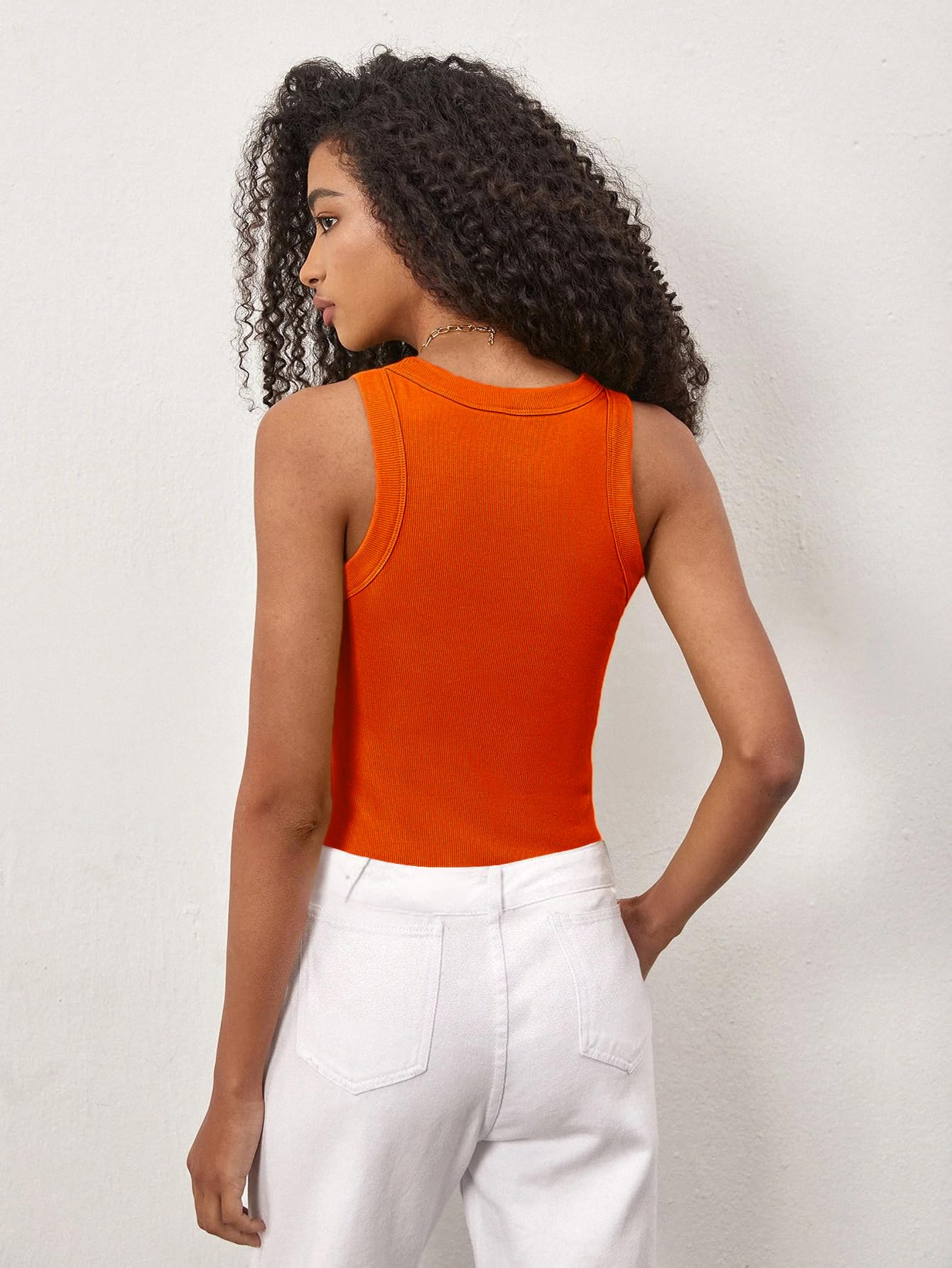 Toochki Top da donna senza pancia top donna canotta Activewear sport western casual cotone camisole