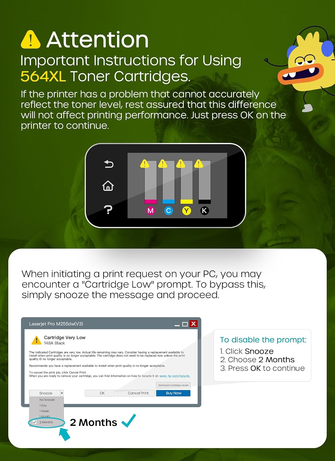 564 Ink Cartridges Replacement for HP 564 Works with Printer 3500 4620 PhotoSmart B8550 C6300 D5400 D7560 5500 6510 6520 7500 Series (Black, Cyan, Magenta, Yellow, Photo Black, 5-Pack)