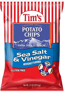 Cascade Sea Salt & Vinegar Kettle Potato Chips, 7.5 Oz