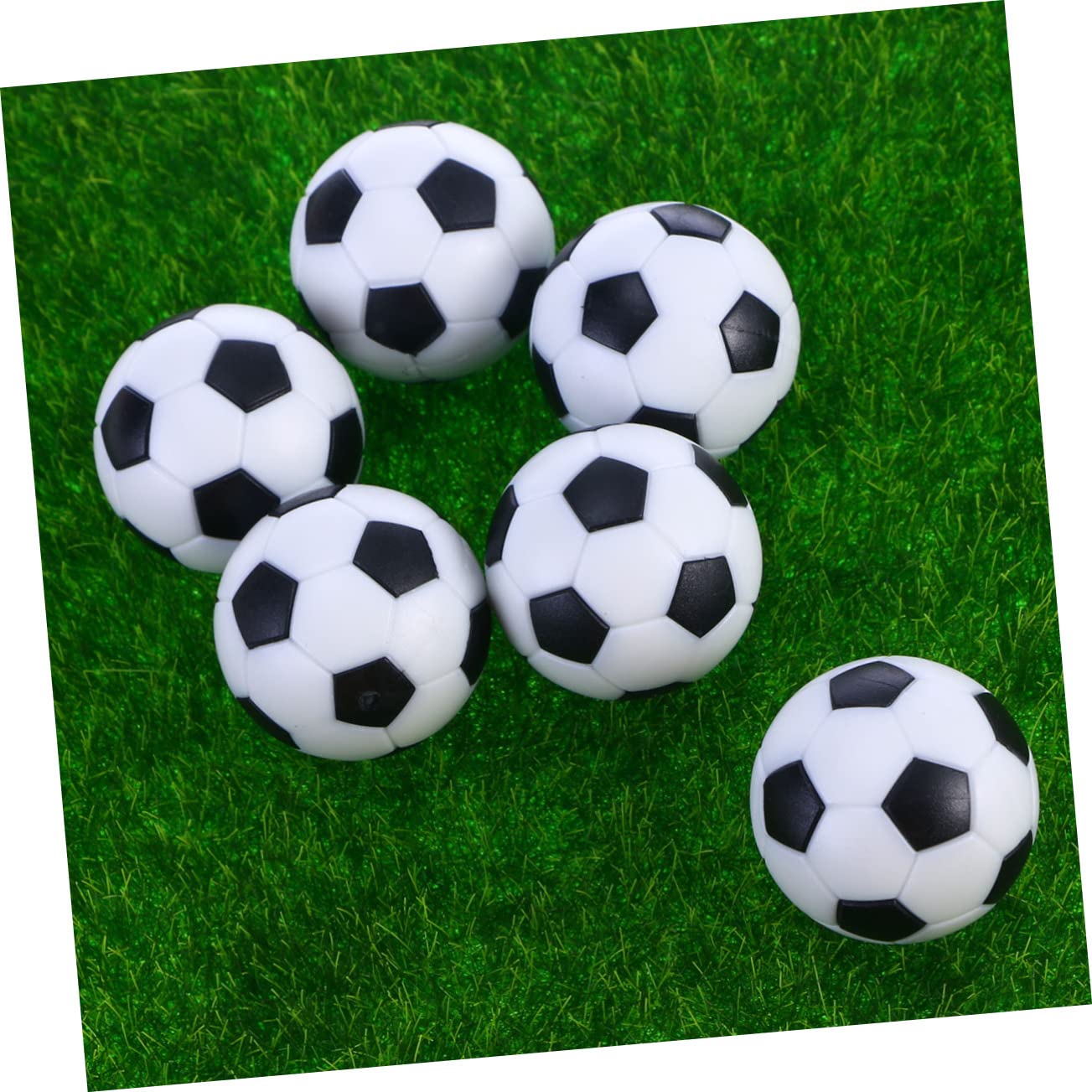 CORHAD 8Pcs Table Football Balls Replacement Soccer Balls for Standard Foosball Tables Fun Accessory for Adults Design