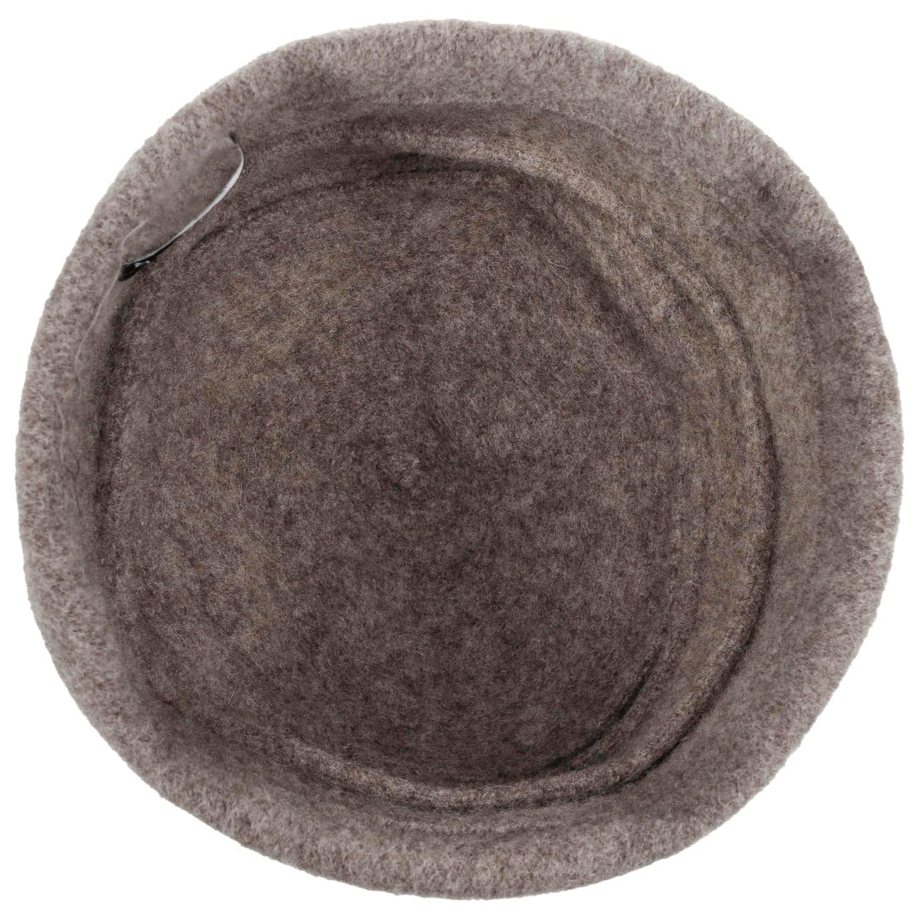 Seeberger Classic Uni Milled Wool Hat Donna Taupe Taglia Unica, Talpa, 6 3/4 / 7 1/4