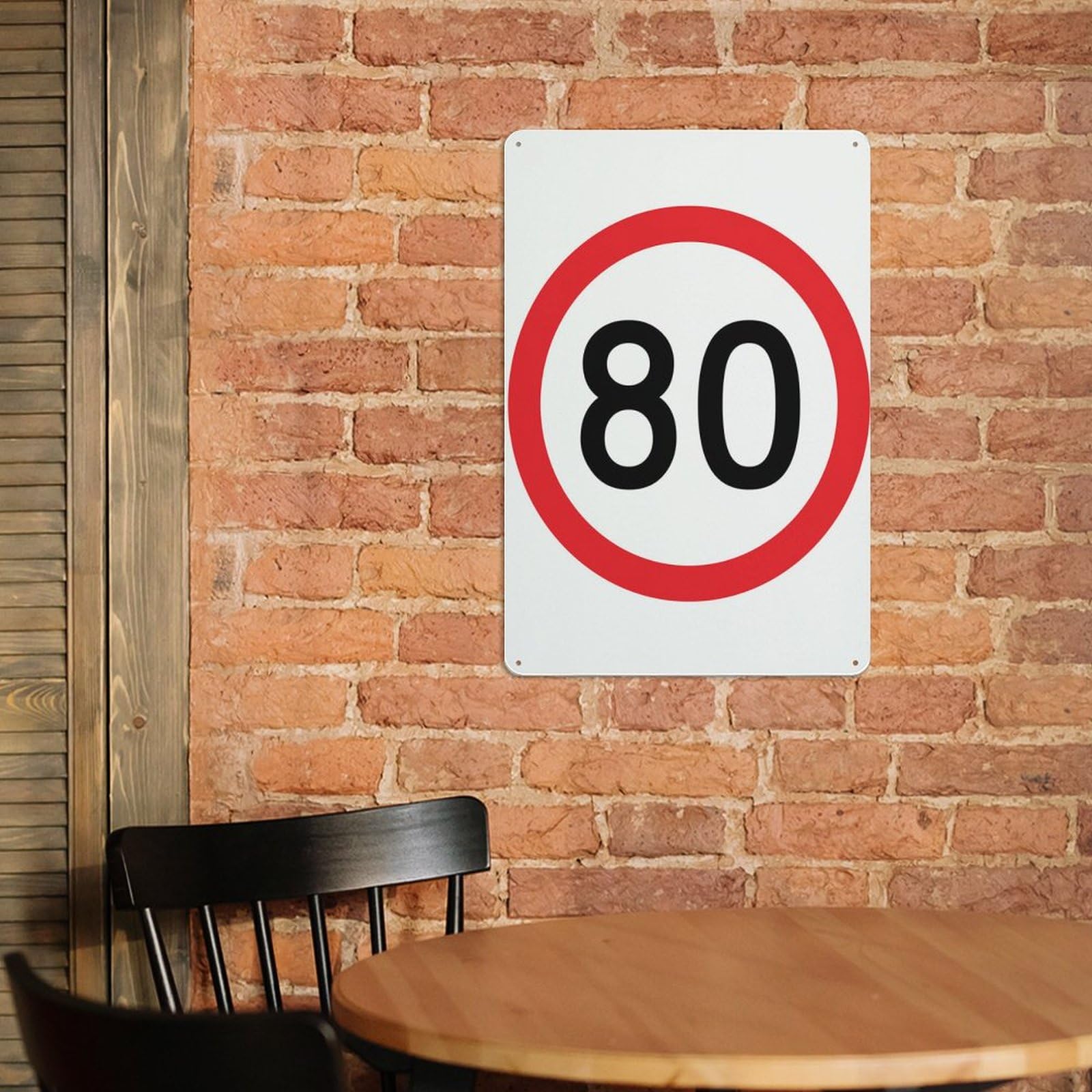 Amazon.com: Speed Limit 80 Kph Sign Safe Sign, Signs Outdoor, 12 X