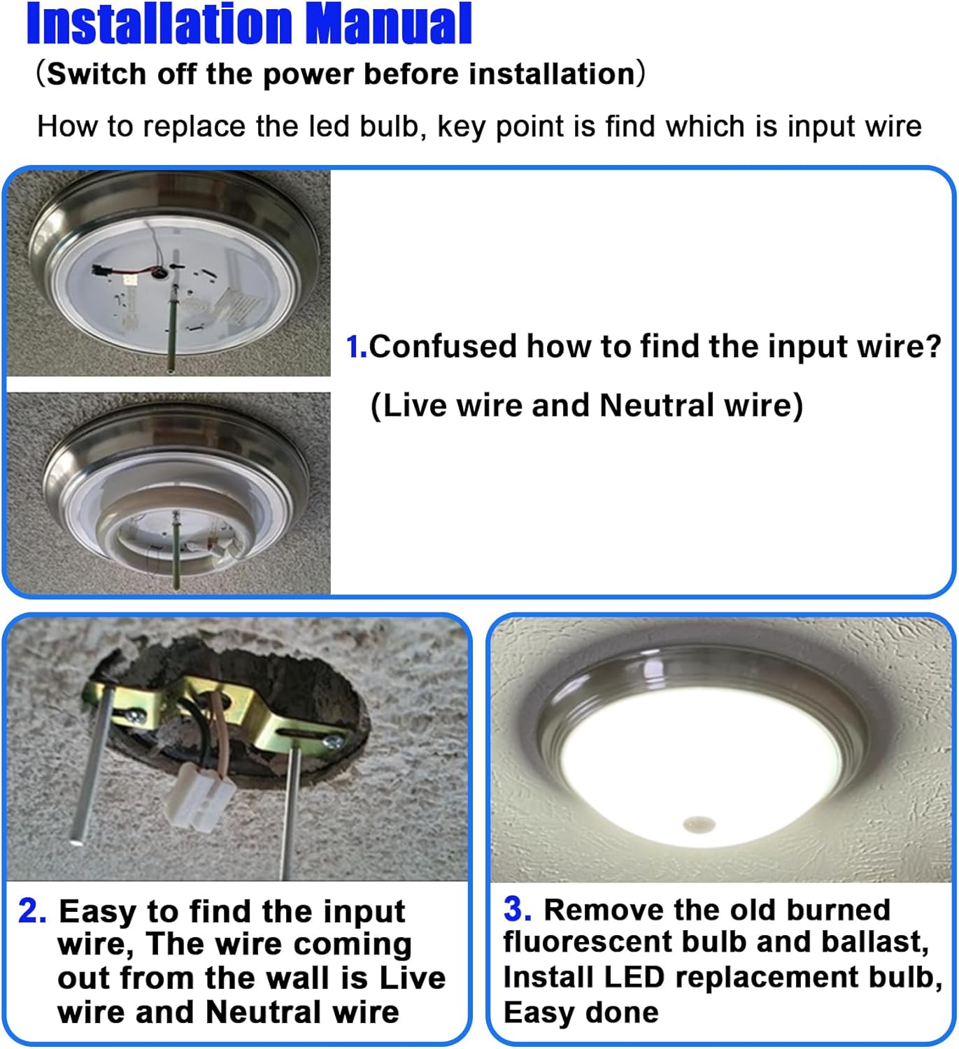 LED Replacement Bulb for TCP 32058 58 Watt Fluorescent Bulb, Compatible with Satco S6596 55W FC552C/T6/SW/TC 3500K Neutral White, Ballast Bypass Required