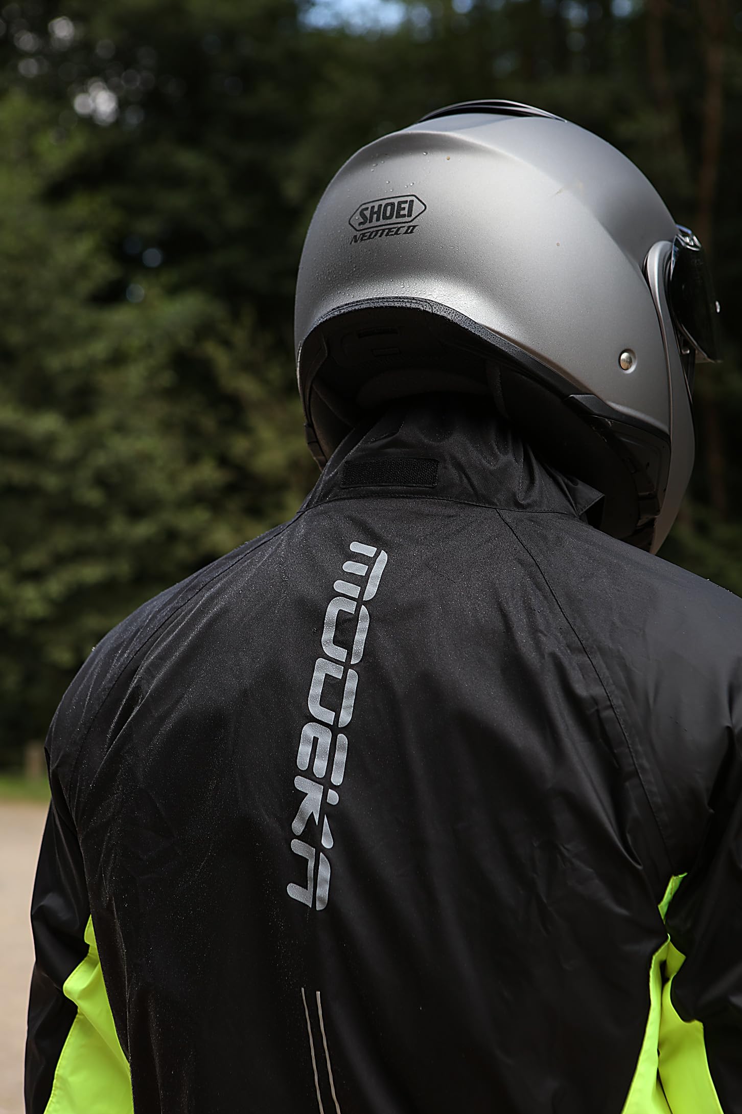 Modeka AX Dry II kurtka przeciwdeszczowa motocyklowa z kapturem