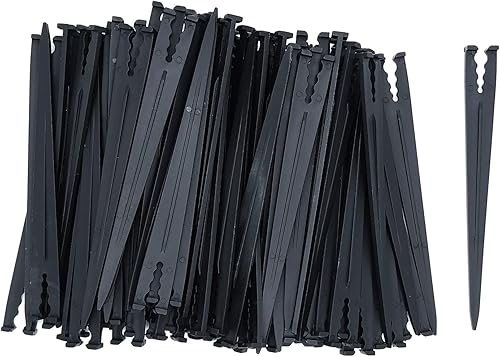 80 estacas de apoyo de goteo de riego de 1/8-1/4 pulgadas, manguera universal de tubería para jardines, flores, plantas, verduras