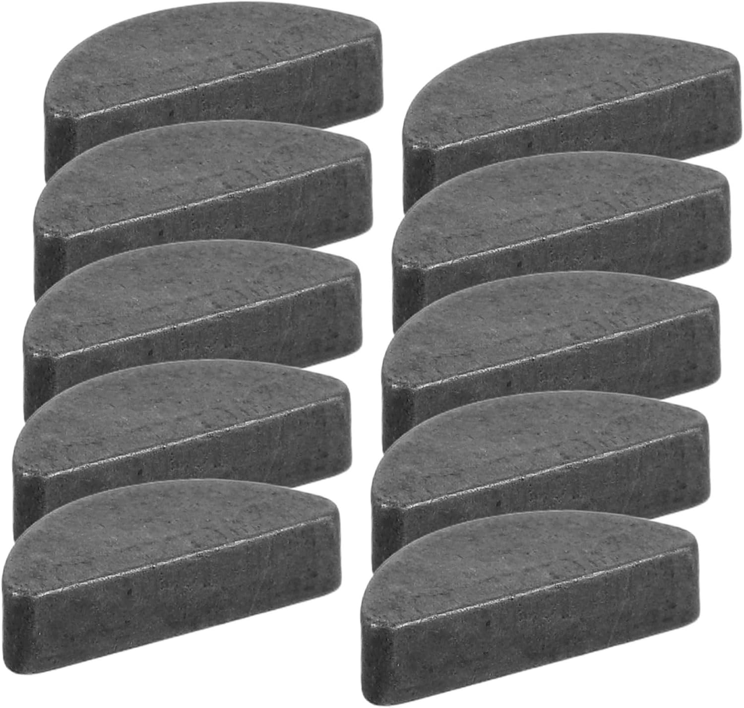 ULTECHNOVO 10pcs Woodruff Key Set for Two-stroke Engines Crank Shaft Keys for Off-road Atv Applications Lightweight and Portable Engine Parts