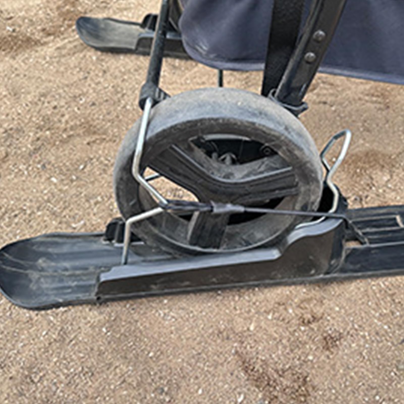 Narty Śnieżne Akcesoria Narciarskie | Śnieżne Narty do Hulajnogi Deski i Sanek Dla Użytku Na Świeżym Powietrzu Rowerków Biegowych Wózków Golfowych Wózków
