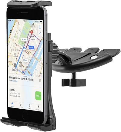 CD de auto ranura de montaje para el iPhone de Apple, SE, 5, 5S, 6, 6, 7, 7 Plus / Samsung Galaxy S5, S6, S7, S7 Borde, Nota 4, Nota 7, Nota Edge / Huawei P8, P9, Lite Plus / Sony Xperia Z3, Z5, de al