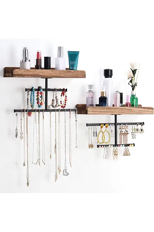 Keebofly Keebofly Hanging Wall Mounted Jewelry Organizer with...