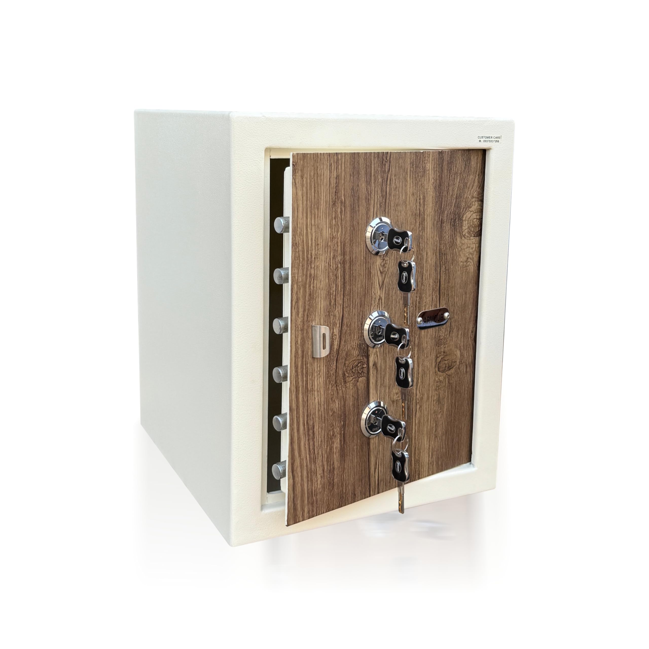 ARMOUR (89 Litre) Mechancal Safe Locker, With 3 Key Locking System & 6 Live Door Bolt - Manual Key Lock Box - Mild Steel Security Solution For Home Office Shop Money Cash Jewelery - 16 x 19 x 21 IN (B07YZ1474R) Amazon Price History, Amazon Price Tracker