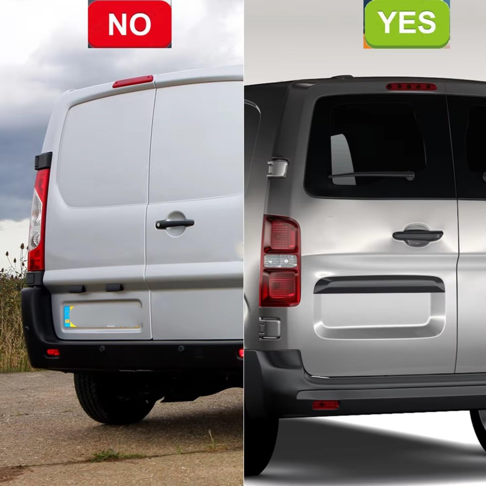 Cámara Trasera Coche Compatible Con Citroën Para Jumpy Para Spacetourer 2016 2017 2018 2019 Cámara Visión Trasera Luz Freno Marcha Atrás
