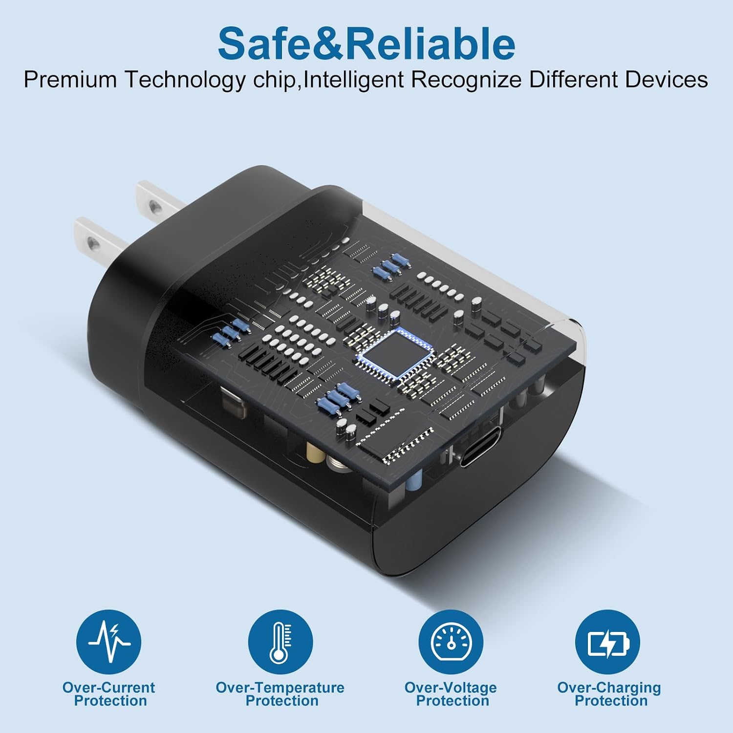 6.6FT USB-C Charger for Samsung Galaxy Watch with 25W Power Adapter