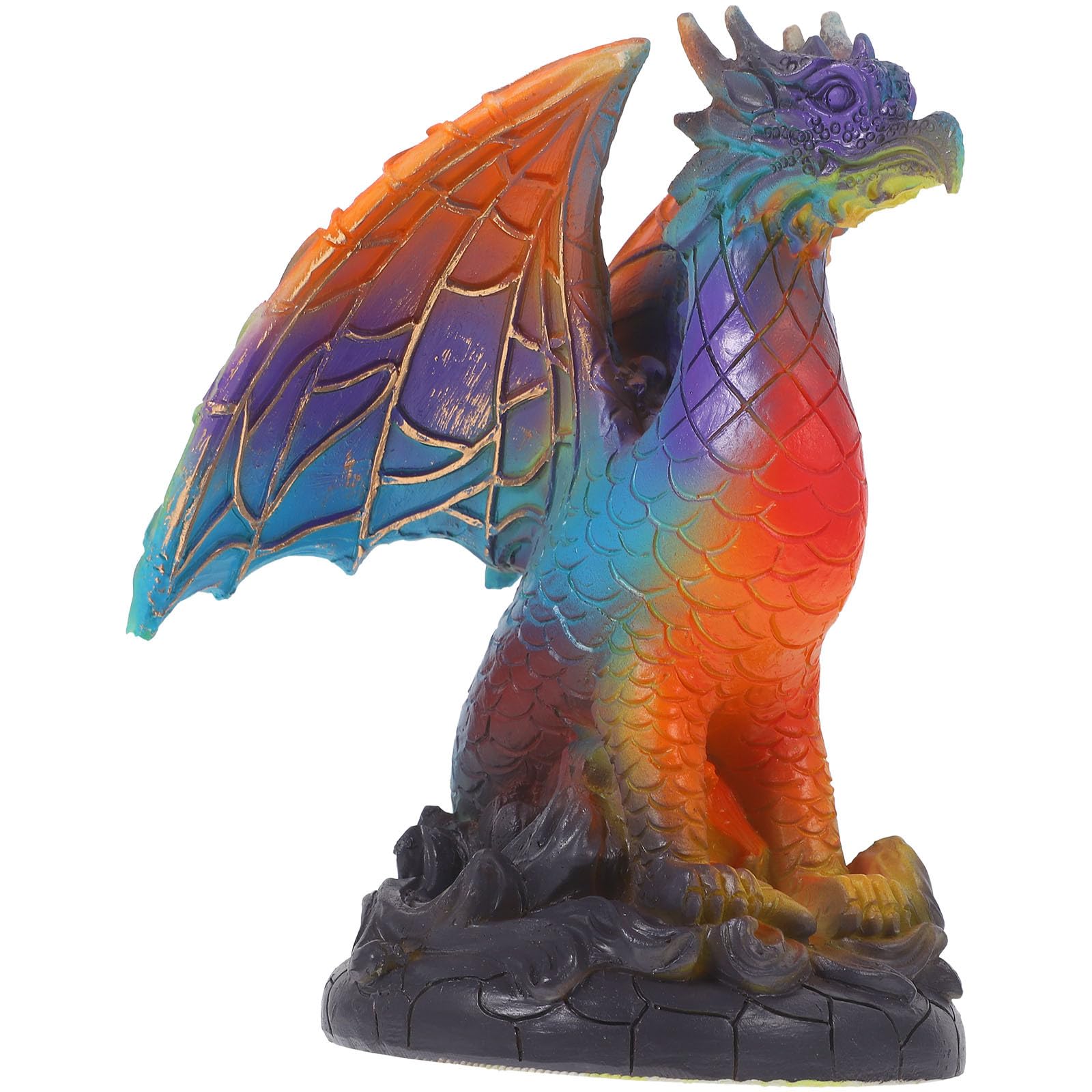 Lampe de Table Décorative en Résine Forme Dragon Éclairage D'ambiance Chaude Petite Lampe Veilleuse Esthétique pour Salon et Chambre Animaux Design Unique
