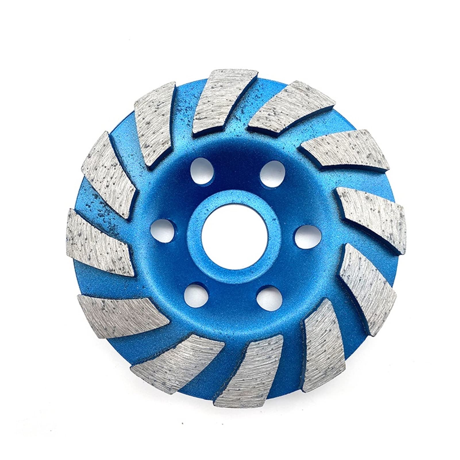 Soywim Blu Seam Setter, 100Mm Diamond Grinding Wheel Cup Disc Bowl Shape For Marble Grnaite Concrete Stone Abrasive Tools(Blu)