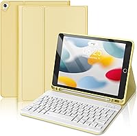 Vista 15 de Funda con teclado táctil para iPad de 9ª/8ª/7ª generación de 10.2 pulgadas, Pro 10.5, Air 3ª generación, funda inteligente con soporte para lápices