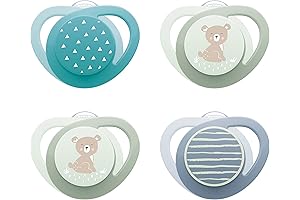 NUK Orthodontic Pacifier for Babies 6-18 Months, 2 Count