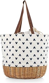 12 Outdoor Engagement Party Ideas Perfect for Any Season 36 PICNIC TIME Coronado Canvas and Willow Basket Tote, Picnic Tote Bag, Bea...