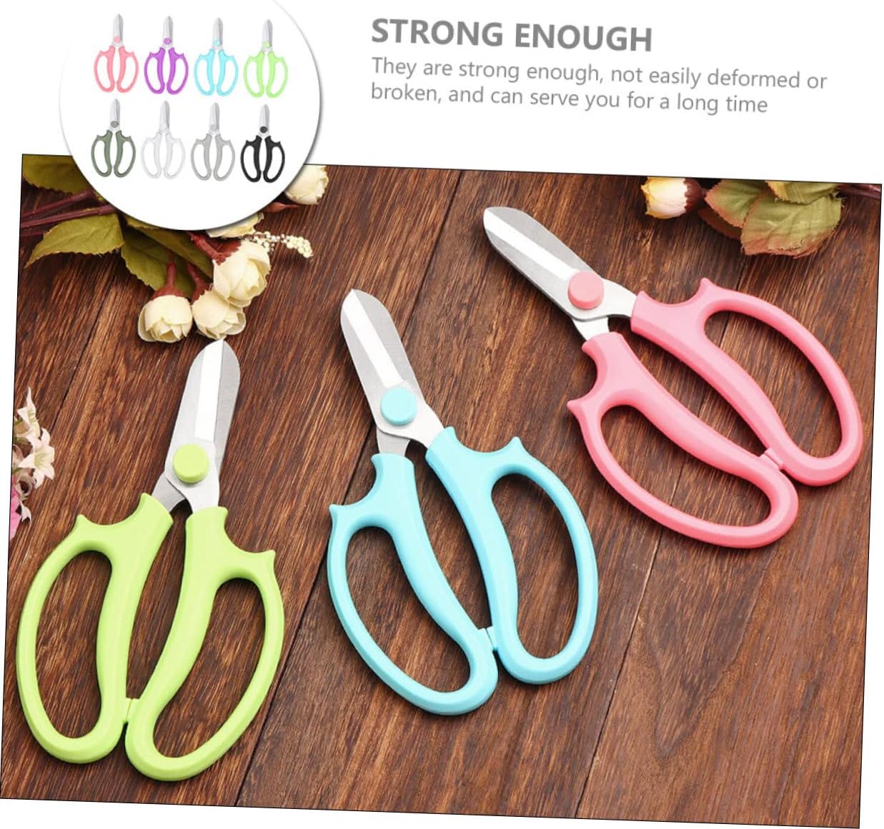 Horticulture Shears 8pcs Set Garden Pruning Scissors for Flowers Orchards Bonsai Trimming