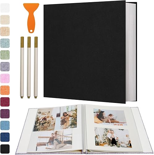 Vista 18 de Vienrose Álbum de fotos autoadhesivas para álbumes de recortes para álbum de fotos Vienrose de 11 x 10.6 pulgadas