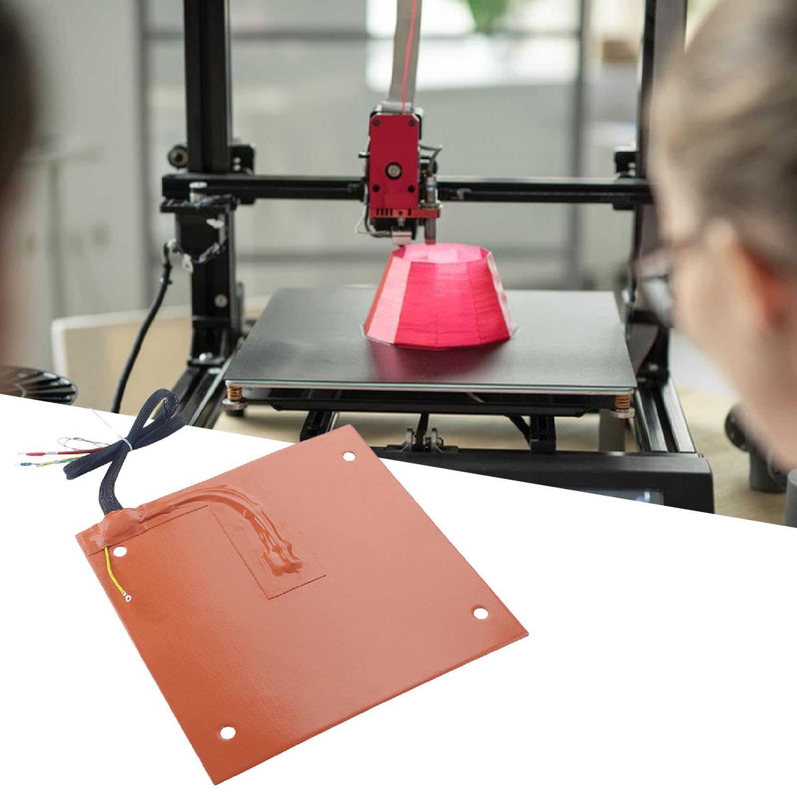 Placa Calefactora de Silicona de Repuesto para Cama Caliente de Impresora 3D