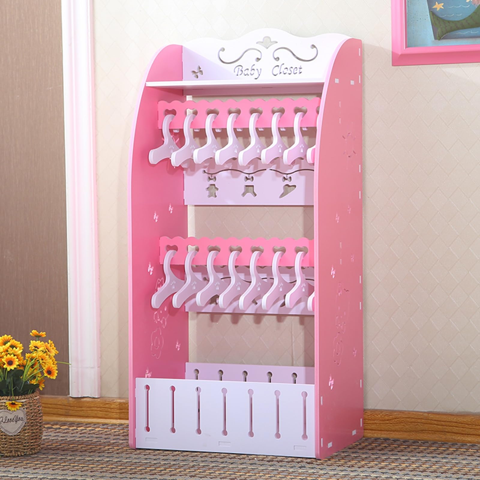 Amazon.com: Dog Closet with Shelf and Storage Cabinet Dress Up