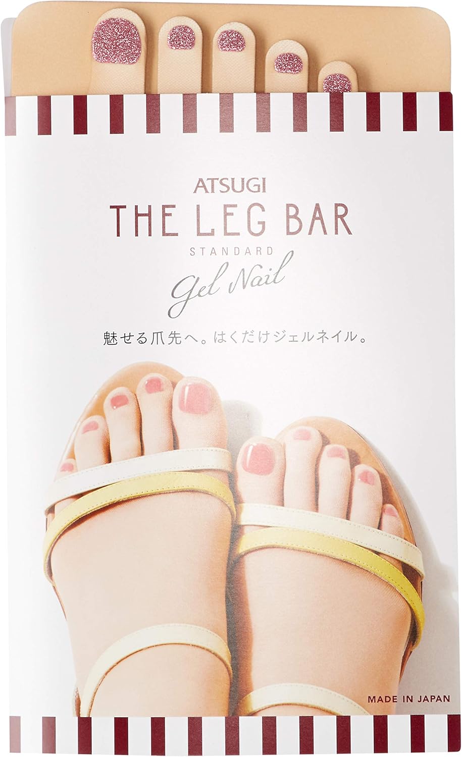 ATSUGI THE LEG BAR ジェルネイルストッキングで足元から輝く
