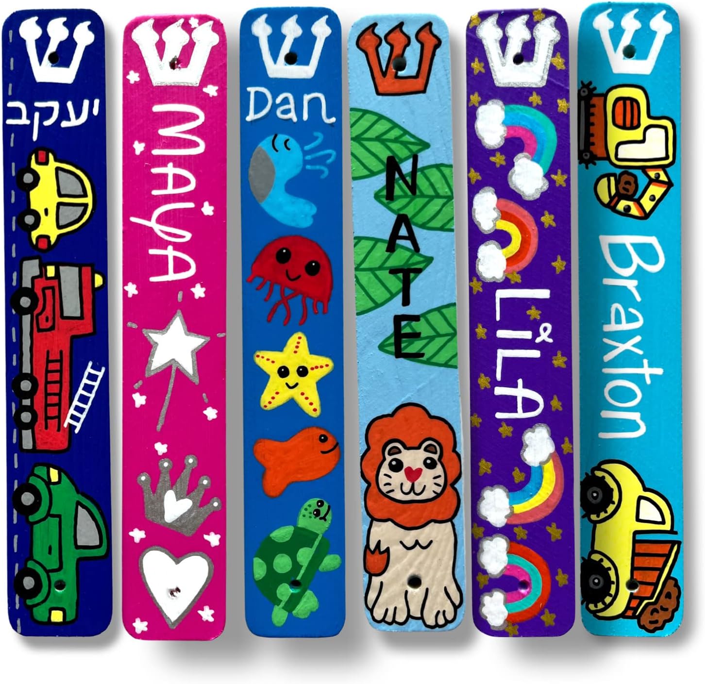 Personalized Mezuzah with Optional Kosher Scroll - Handcrafted Children's Scroll Case, Meaningful Jewish Baby Gift