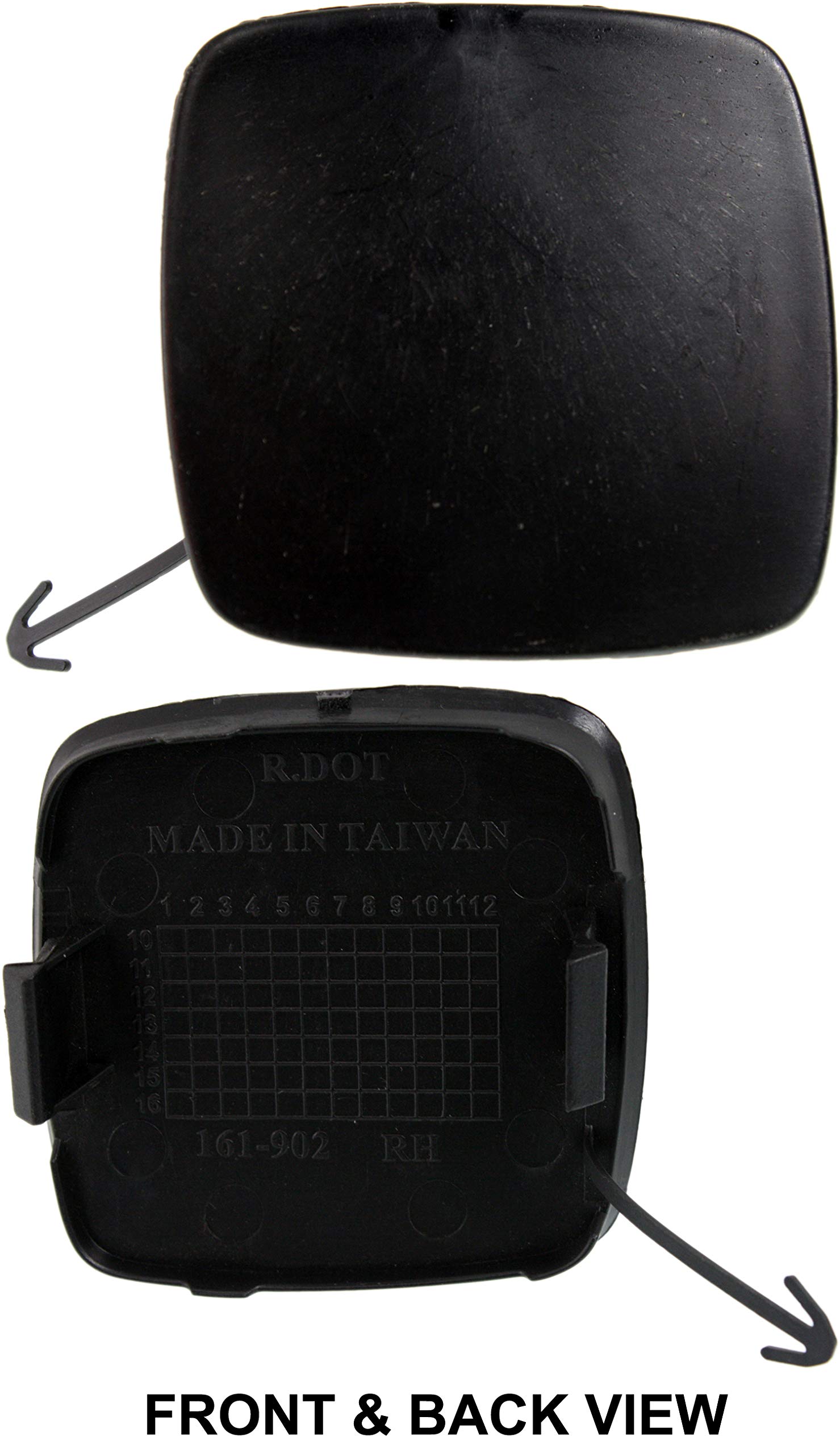 Garage-Pro Rear Tow Eye Cover Compatible with Lexus IS250/IS350 2006-2008 Passenger Side Access Hole Cover Paint to Match