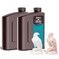 Vista 51 de SUNLU 1000G de resina tipo ABS para impresora 3D, fotopolímero de curado UV de 405 nm de rápido secado para impresoras 3D LCD/DLP/SLA de 2K 4K 6K