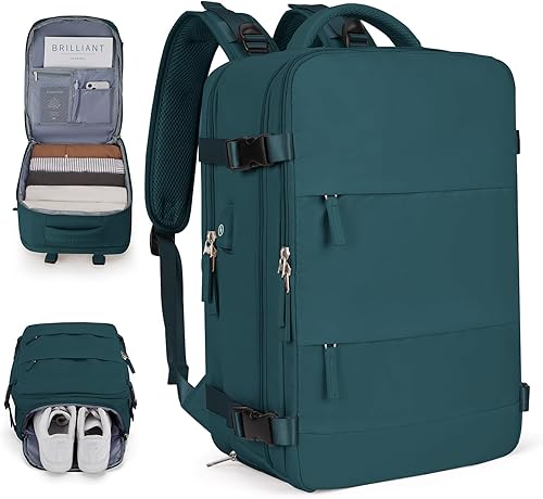 Mochila para mujer, bolsa de viaje para fin de semana, mochila ligera para hombres, senderismo, impermeable, bolsa de gimnasio, mochila de mano para