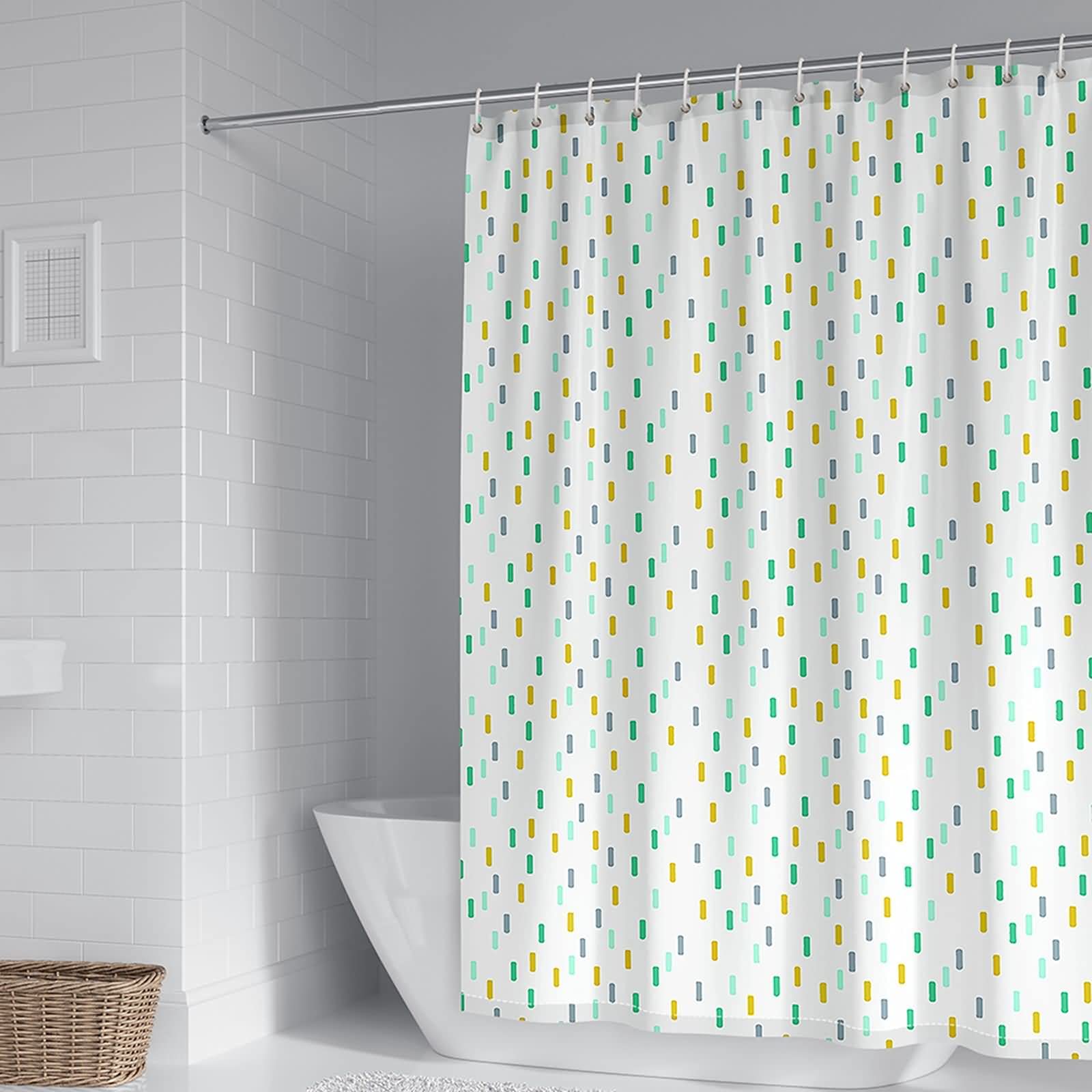 Rideau de douche de qualité supérieure KnSam polyester 180x180cm coloré
