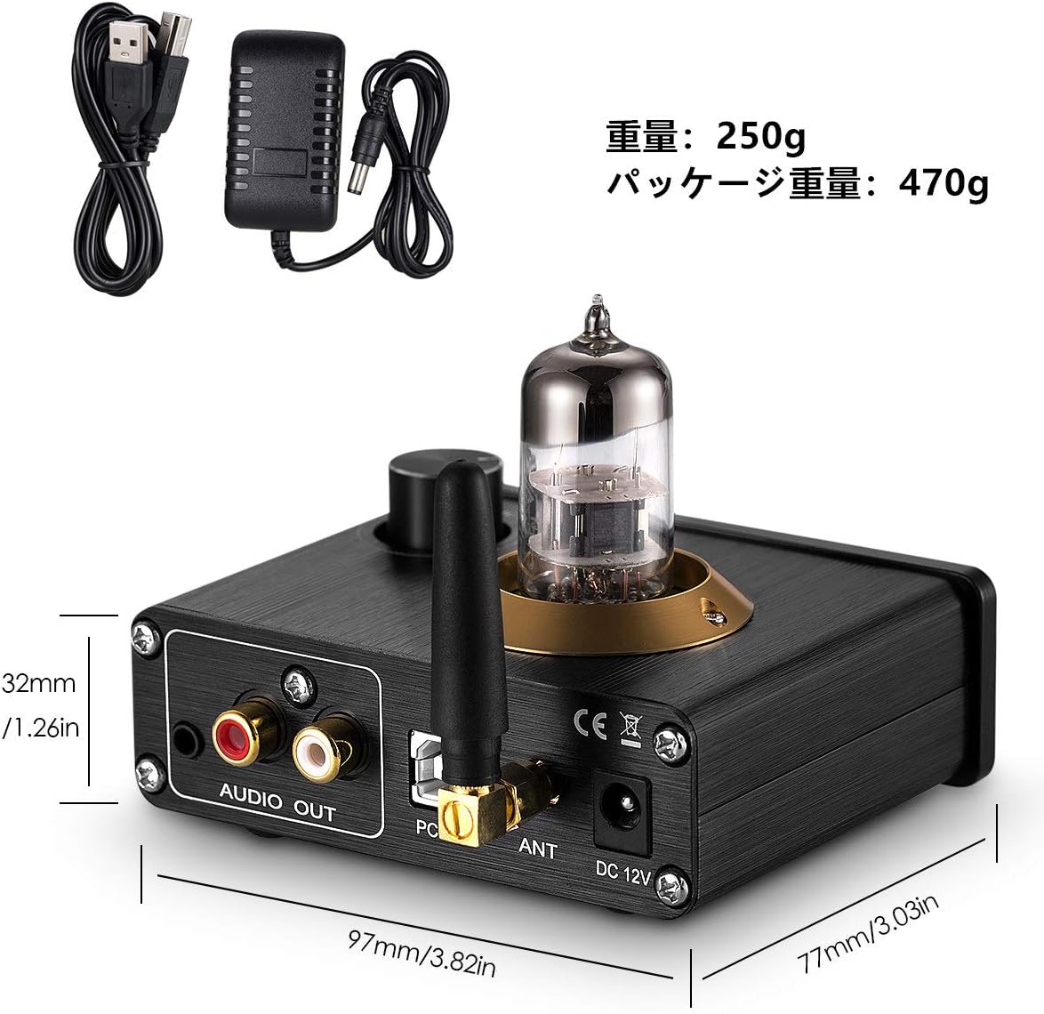 Dimensions of the Douk Audio U4 Mini