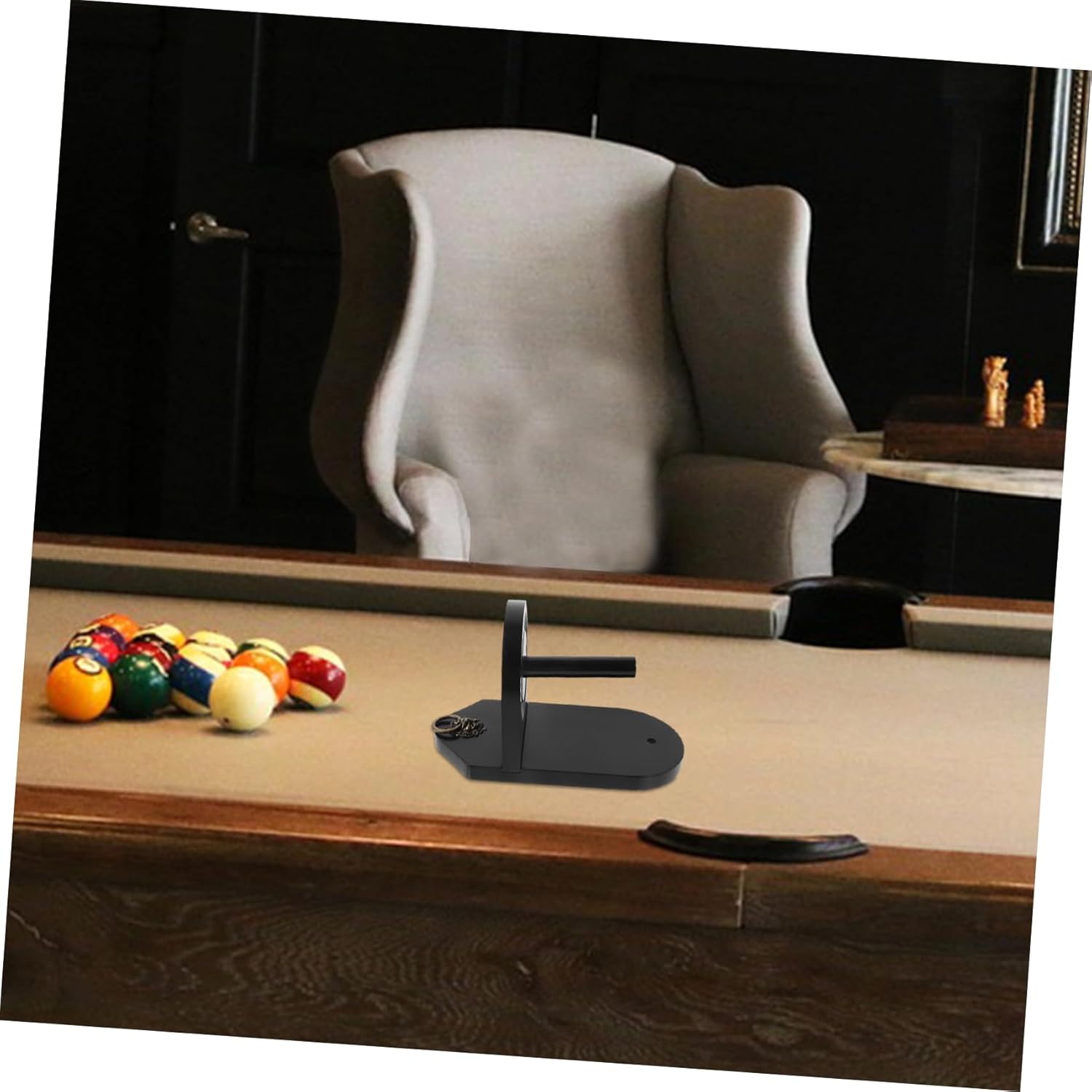 Happyyami Practical Billiards Equipment Pool Chalk Holder Enhance Pool Table Aesthetics