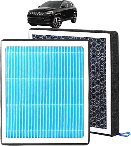 Filtro de aire de cabina CF11810 con carbón activado para Fiat 500L 2014-2020, 500X 2016-2023, Compass 2017-2025, Renegade 2015-2023, Alfa Romeo
