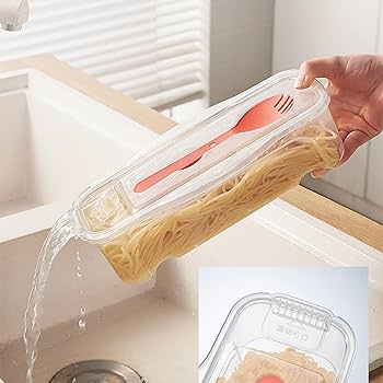 Amazon｜電子レンジパスタメーカー | 耐熱電子レンジパスタクッカー
