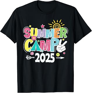 2025 Summer Camp 2025 Summer Vacation Matching Family Group T-Shirt
