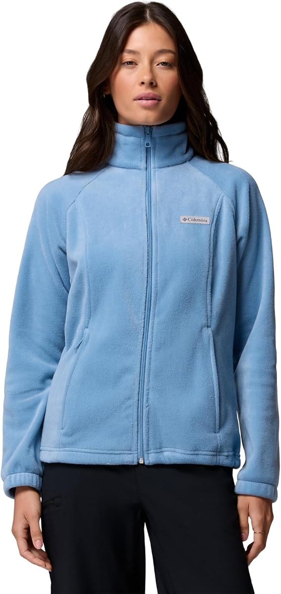 Women's Plus Benton Springs Full Zip Fleece Jacket, Rainy Day, 2X