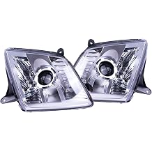 Pair Headlight Assemblies Compatible with Isuzu Dmax D-Max