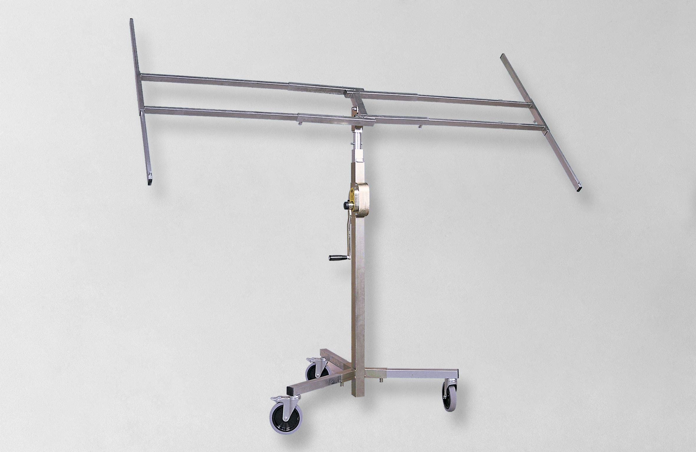 Akifix Alzalastre Telescopico Per Cartongesso - Max Altezza 5.90m, Ruote Retrattili, Carico 50kg - Foto 8