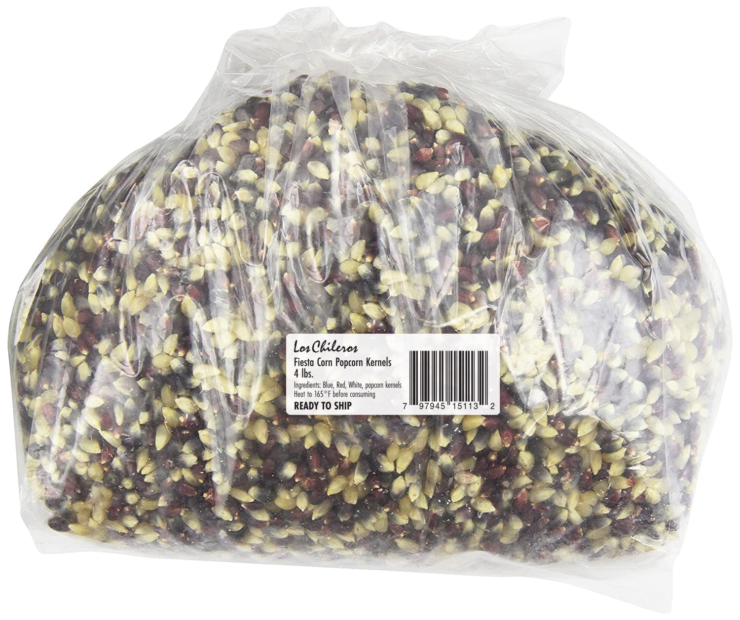 Los Chileros Fiesta Popcorn Kernel 4lb bulk bag