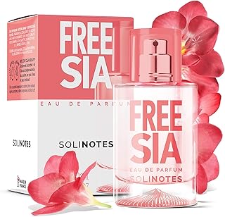 SOLINOTES Freesia Perfume for Women - Eau De Parfum | Delicate Floral and Soothing Scent - Made in France - Vegan - 1.7 fl.oz