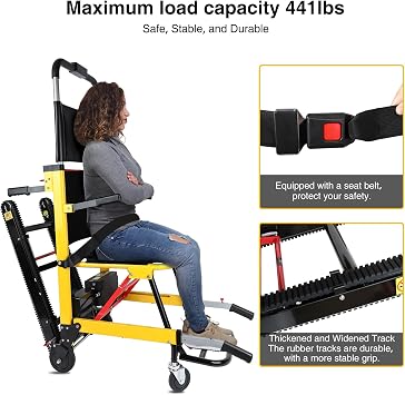 Power Wheelchair, Electric Mobile Chair 480 lbs Load Capacity Foldable Lockable