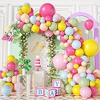 Vista 5 de Kit de arco de globos: soporte de arco de globos flexible de 8.2 pies y 6 pies con base y bomba manual, soporte de globo de medio arco reutilizable