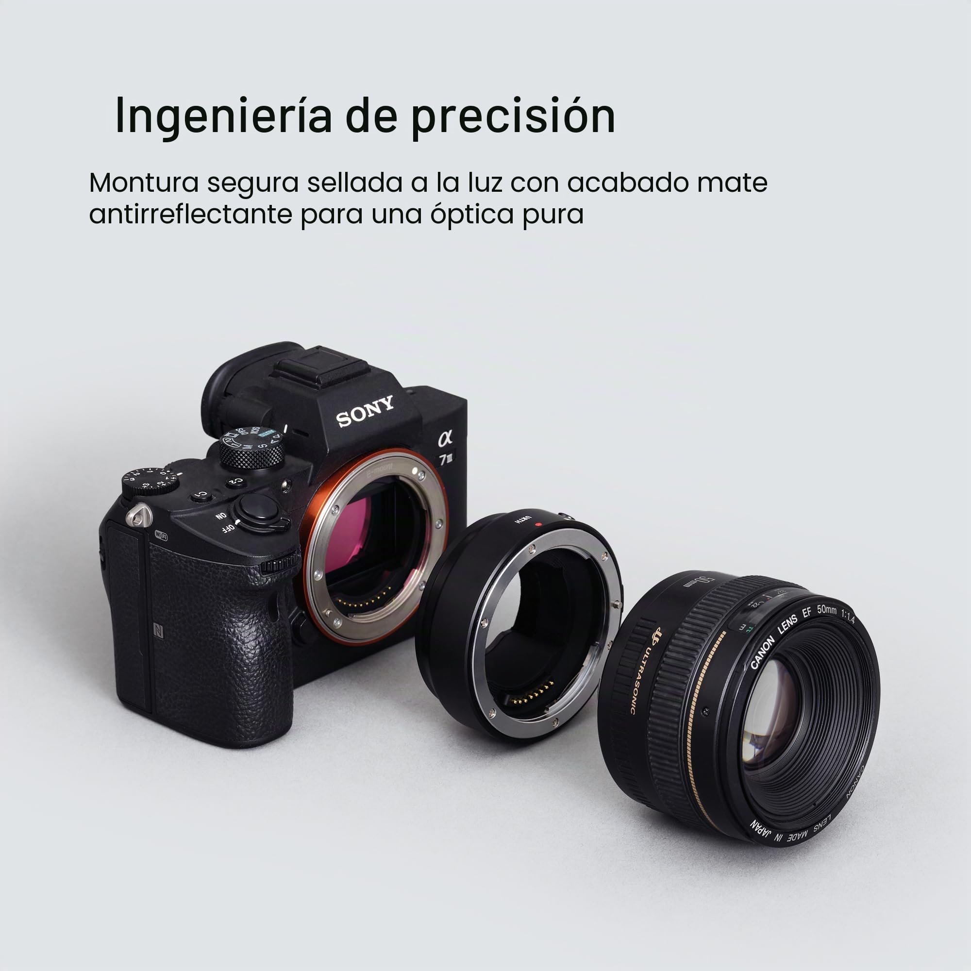 Urth adaptador de montura para objetivo (electrónico): compatible con Canon (EF/EF-S) objetivo a Sony E cuerpo de cámara