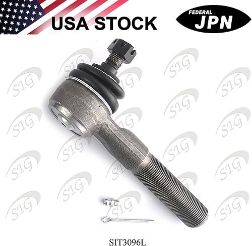 Miniatura 6 de Delantero izquierdo (lado del conductor) en el extremo de la barra de acoplamiento del brazo Pitman compatible con Jeep Model Cherokee & Comanche &