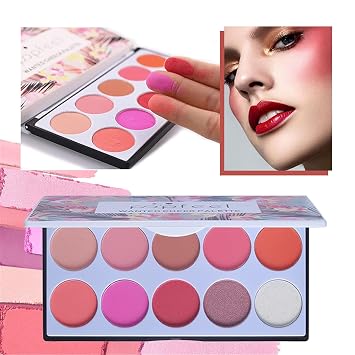 fantasyday multifunctional exquisite makeup gift set cosmetic makeup kit for face eyes and lips - makeup palettes vanity case with eyeshadow palette lipstick blush mascara brush
