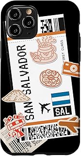 iPhone 11 Pro Airport and Airline Tags - Boarding Pass of San Salvador Case