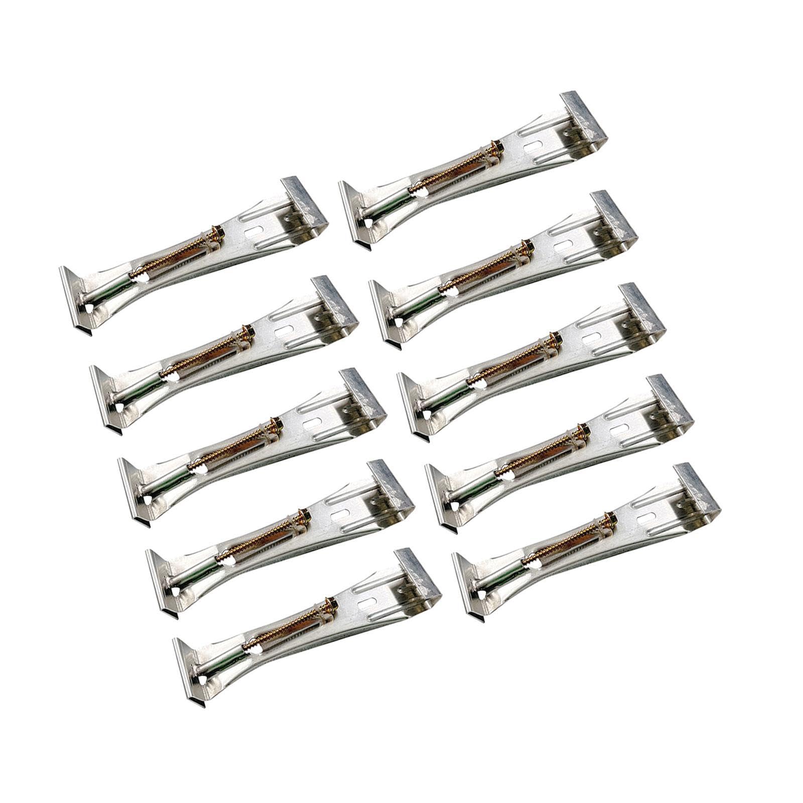 AMSLSIU Gutter Hangers Gutter Clips Easy to Solution Designed to Securely Fit Under Hem Offering Strong Support for Effective Repair Hangers Clips Kit for