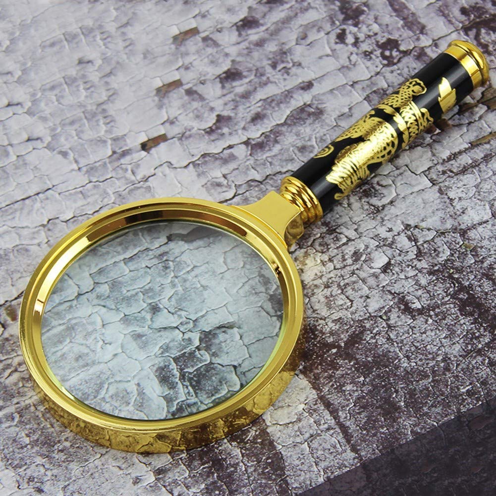 Magnifyiglasses Lenti di ingrandimento Readimagnifier Grande Portatile retrò Magnifyiglass Lente Senza distorsioni Magnifyiglass Portatile Libri